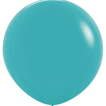 Ballons de baudruche bleu Caraïbes 91cm 10pcs
