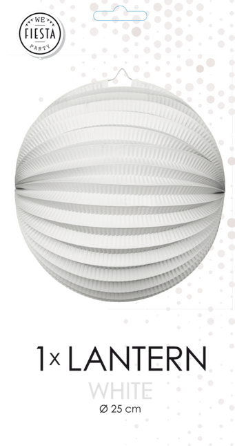 Lanterne blanche 25cm