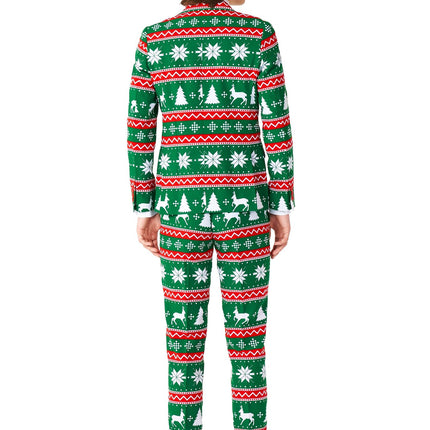 Costume vert festif Garçon Ado <tc>OppoSuits</tc>