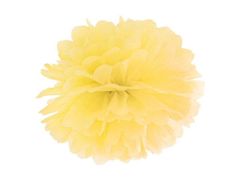 Pompon jaune 25cm