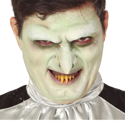 Dents de vampire d'Halloween Jaune