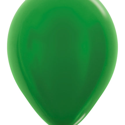 Ballons de baudruche vert métallique 30cm 50pcs