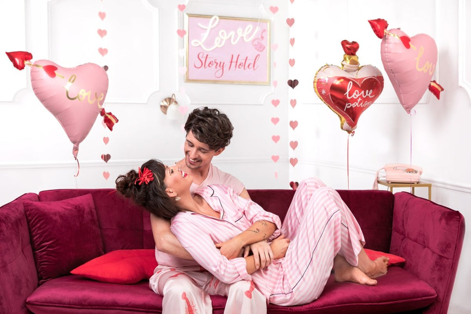 Love Helium Ballon Leeg 66cm van Partydeco koop je bij Partywinkel