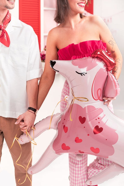 Hond Helium Ballon Leeg 108cm van Partydeco koop je bij Partywinkel