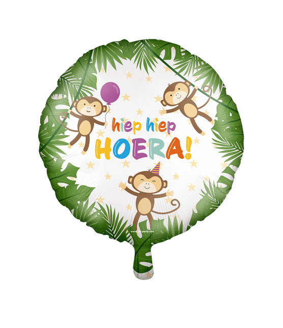Folie ballon - Hiep hiep hoera van Paper Dreams koop je bij Partywinkel