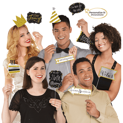 Foto Props Verjaardag Happy Birthday 13st van Riethmueller koop je bij Partywinkel