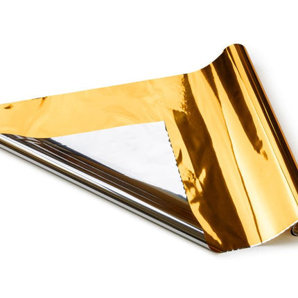 Goud Zilveren Decoratie Folie 50m van Partydeco koop je bij Partywinkel
