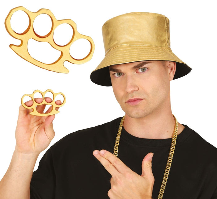 Gouden Nep Boksbeugel van Fiestas Guirca koop je bij Partywinkel