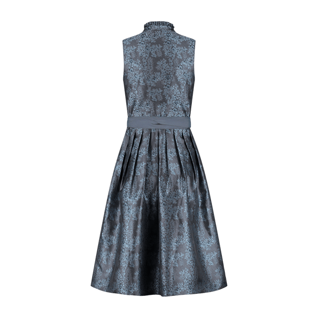 Grijze Dirndl Jurk Oktoberfest Dames 2 delig van Haus Huberts koop je bij Partywinkel