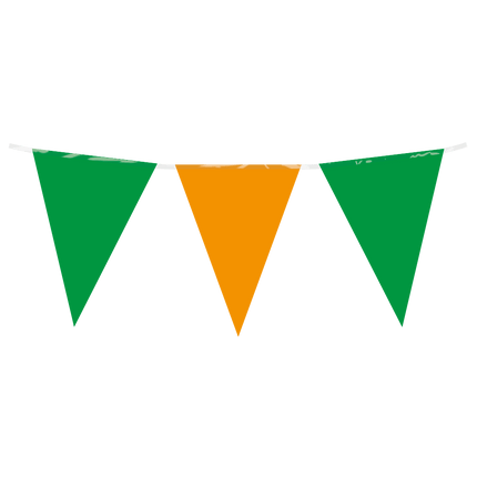 Groen Oranje Slinger Plastic 10m van Paper Dreams koop je bij Partywinkel