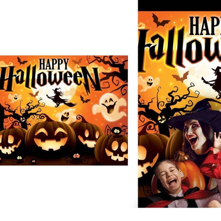 Halloween Backdrop 2,2m van Fiestas Guirca koop je bij Partywinkel