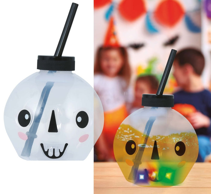 Halloween Beker Skelet 17cm van Fiestas Guirca koop je bij Partywinkel