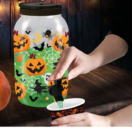 Halloween Drankdispenser Pompoen 27cm van Fiestas Guirca koop je bij Partywinkel