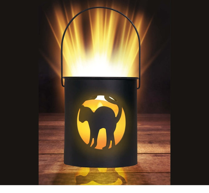 Halloween Lantaarn Kat 10cm van Fiestas Guirca koop je bij Partywinkel