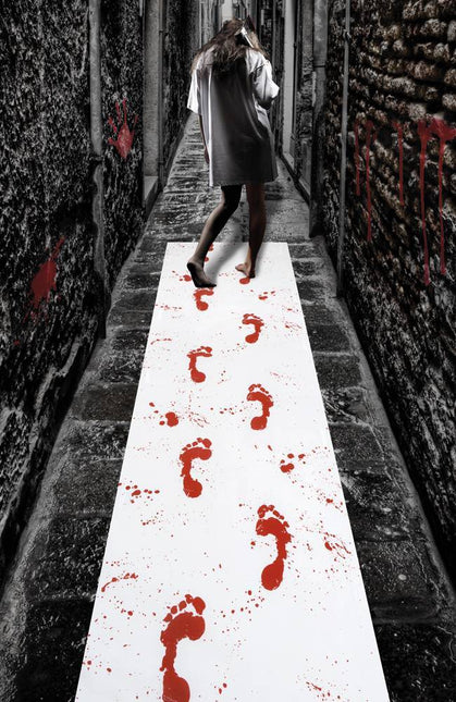 Halloween Loper Wit Bloed 60cm 4,5m van Boland koop je bij Partywinkel