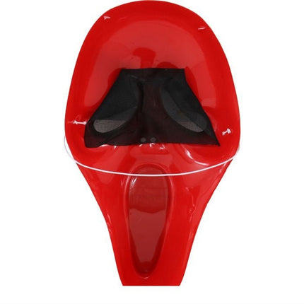Halloween Masker Rood Zwart Scream van Fiestas Guirca koop je bij Partywinkel