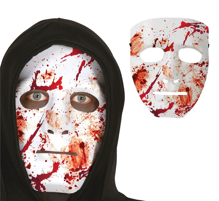 Halloween Masker Wit Bloederig van Fiestas Guirca koop je bij Partywinkel