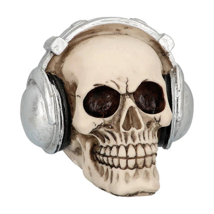 Halloween Schedel Koptelefoon 14cm van Boland koop je bij Partywinkel