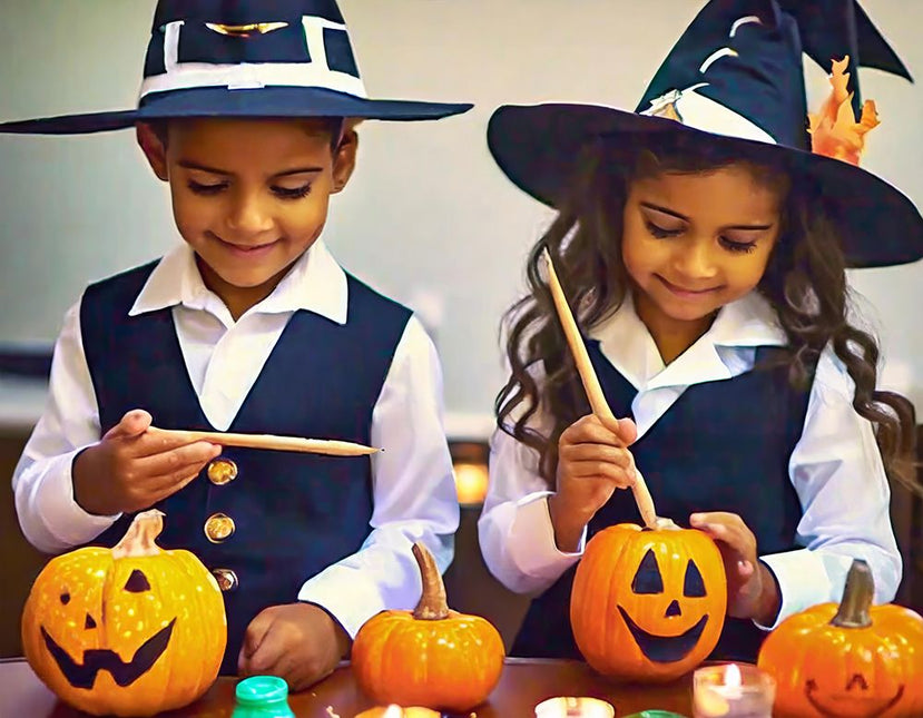 Halloween Schilderset Pompoen 18cm van Fiestas Guirca koop je bij Partywinkel