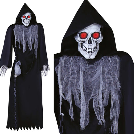 Halloween Skelet Met Geluid En Beweging 2,5m van Fiestas Guirca koop je bij Partywinkel