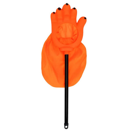 Halloween Snoepzak Pompoen Met Stok van Boland koop je bij Partywinkel