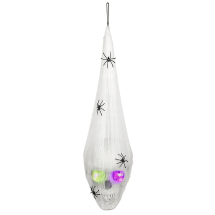 Halloween Spinnenweb Met Schedel van Boland koop je bij Partywinkel
