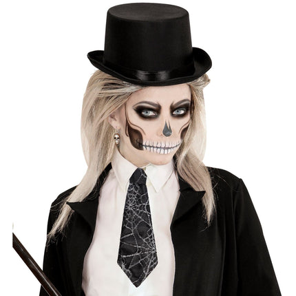 Halloween Stropdas Spinnenweb van Widmann koop je bij Partywinkel