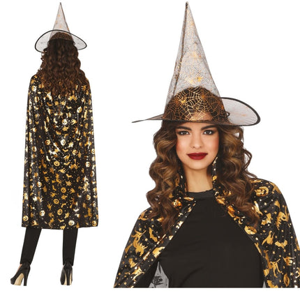Halloween Verkleedset Dames Heks 2 delig van Fiestas Guirca koop je bij Partywinkel