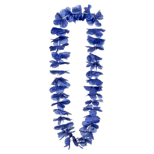 Hawaii Krans Blauw van Boland koop je bij Partywinkel