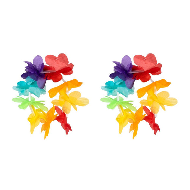 Hawaii Krans Set 4 delig van Boland koop je bij Partywinkel
