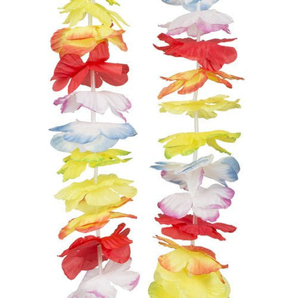 Hawaii Krans Set Deluxe 4 delig van Boland koop je bij Partywinkel