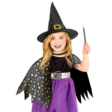 Heks Accessoireset Zwart van Widmann koop je bij Partywinkel