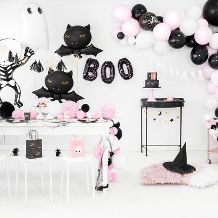 Honeycomb Bal Zwart 10cm van Partydeco koop je bij Partywinkel