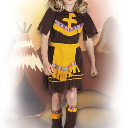 Indianen Jurk Kind Geel van Boland koop je bij Partywinkel