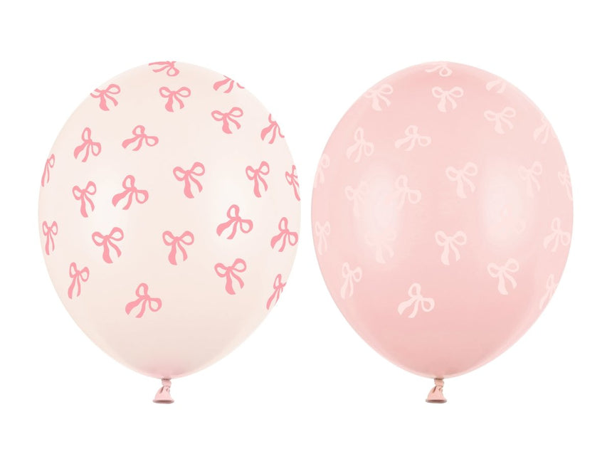 Lichtroze Ballonnen Cockers 30cm 50st van Partydeco koop je bij Partywinkel