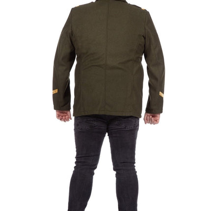 Leger Jas Heren Officier Luxe van Wilbers & Wilbers koop je bij Partywinkel