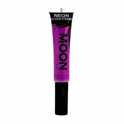 Moon Glow Neon UV Hair Streaks Intense Purple van Moon Creations koop je bij Partywinkel