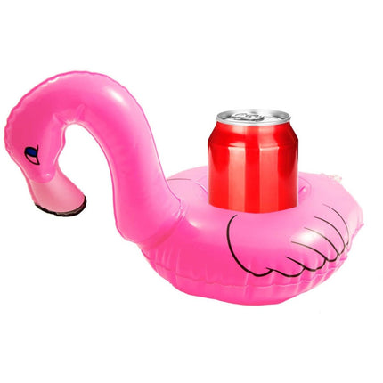 Opblaas Flamingo Bekerhouders 25cm 2st van Folat koop je bij Partywinkel