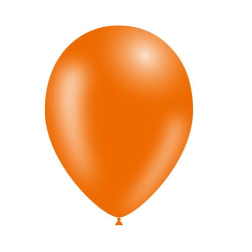 Oranje Ballonnen 25cm 50st van Balloonia koop je bij Partywinkel