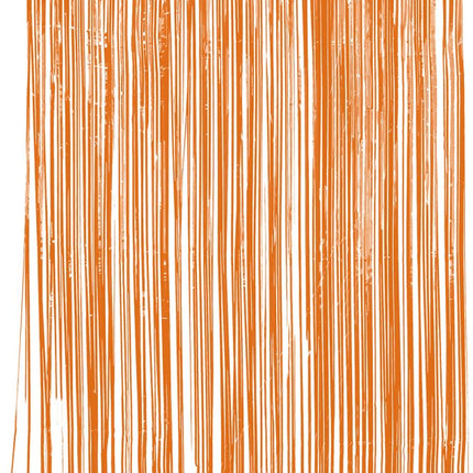 Oranje Deurgordijn Folie 2m van Fiestas Guirca koop je bij Partywinkel