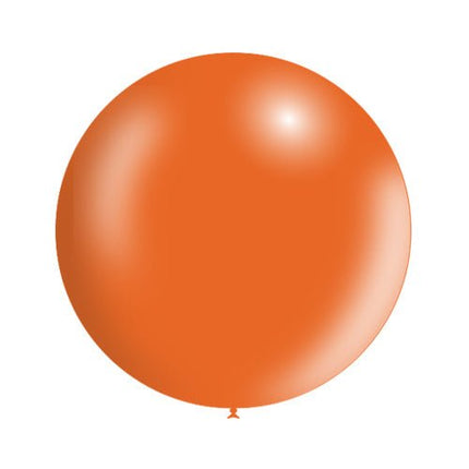 Oranje Reuze Ballon Metallic 60cm van Balloonia koop je bij Partywinkel