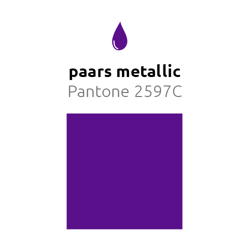 Paarse Ballonnen Metallic 30cm 10st van Balloonia koop je bij Partywinkel