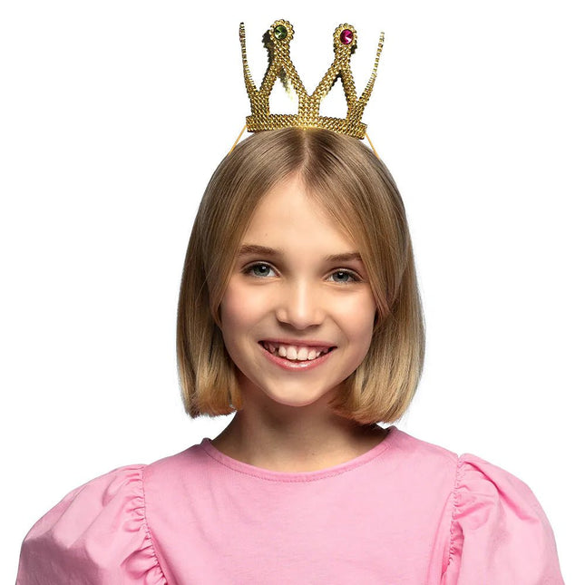 Prinses Kroon Goud Rond van Boland koop je bij Partywinkel