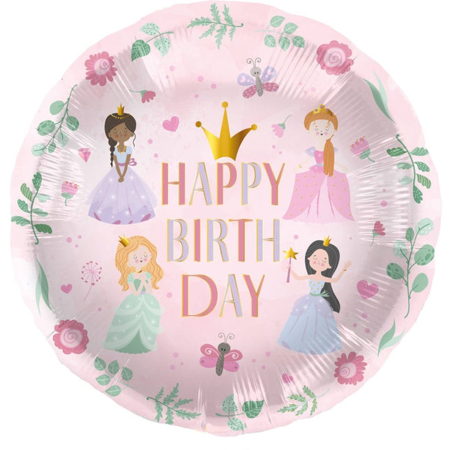 Prinsessen Helium Ballon Leeg 45cm van Folat koop je bij Partywinkel