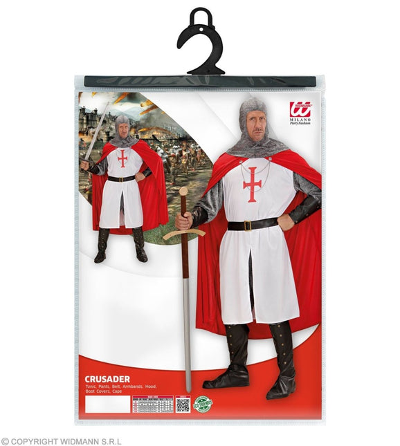 Ridder Kostuum Rood Wit Heren van Widmann koop je bij Partywinkel