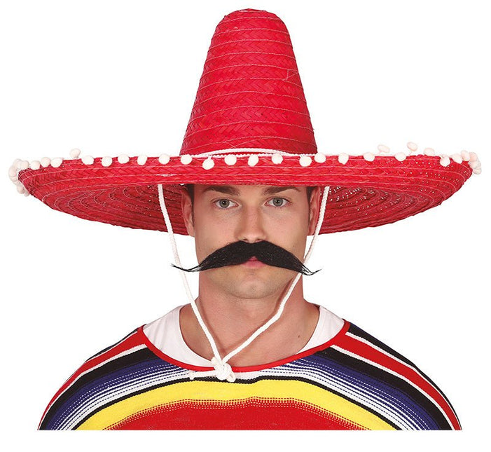 Sombrero Rood 60cm van Fiestas Guirca koop je bij Partywinkel