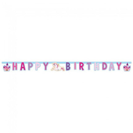 Unicorn Letterslinger Versiering 1,8m van Procos koop je bij Partywinkel