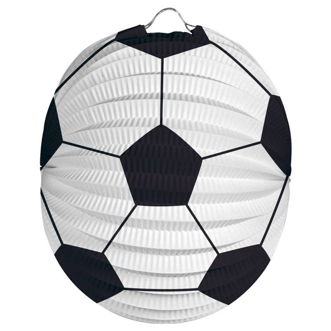 Voetbal Lampion 22cm van Folat koop je bij Partywinkel