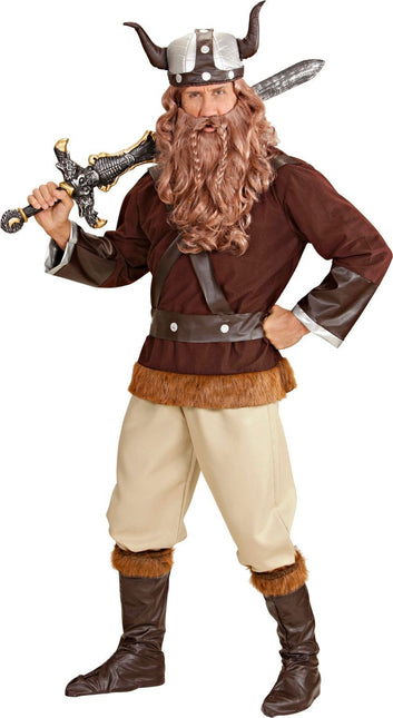 Costume de viking homme brun