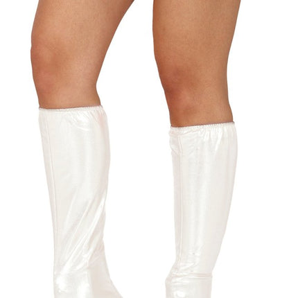 Witte Laarskappen 45cm van Fiestas Guirca koop je bij Partywinkel